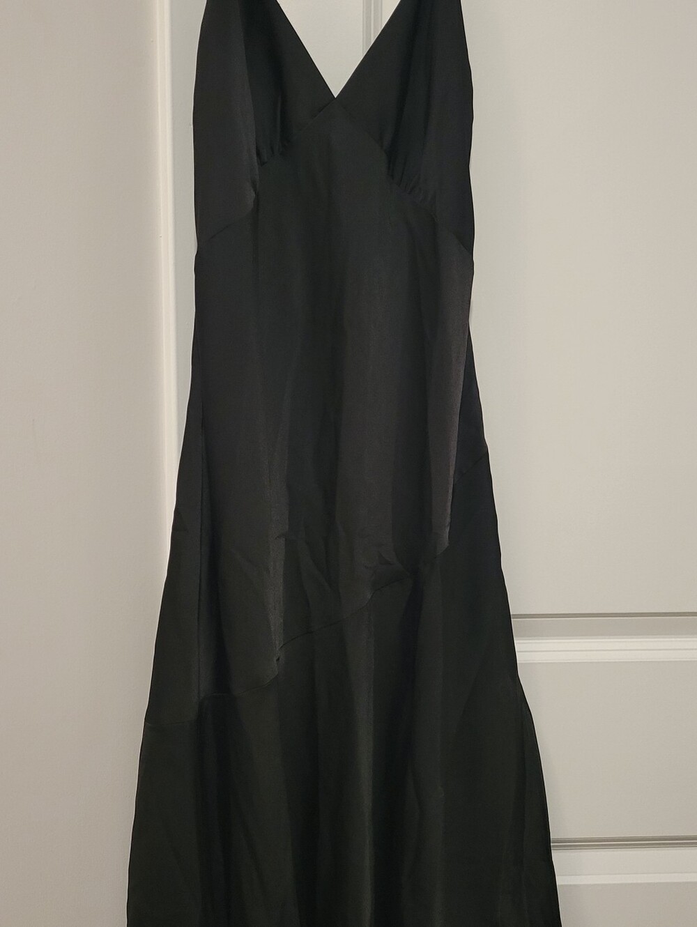 Slip Midi Dress with Spaghetti Straps - Picture 3 of 3